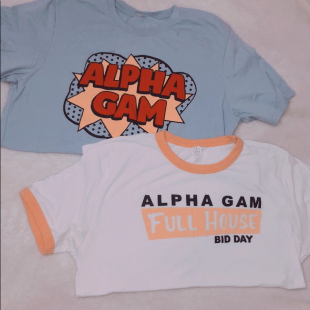 Alpha Gamma Delta T-Shirts 2 for $15